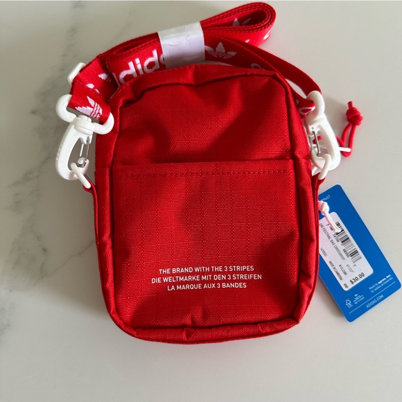 NWT adidas‎ | Unisex Nylon Street Style Plain Small Shoulder Bag Logo - Picture 2 of 4